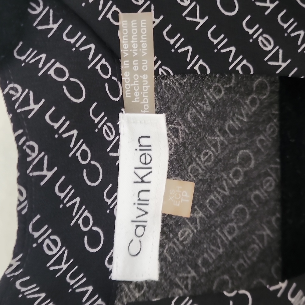 Calvin Klein Black Patterned Blouse - image 3